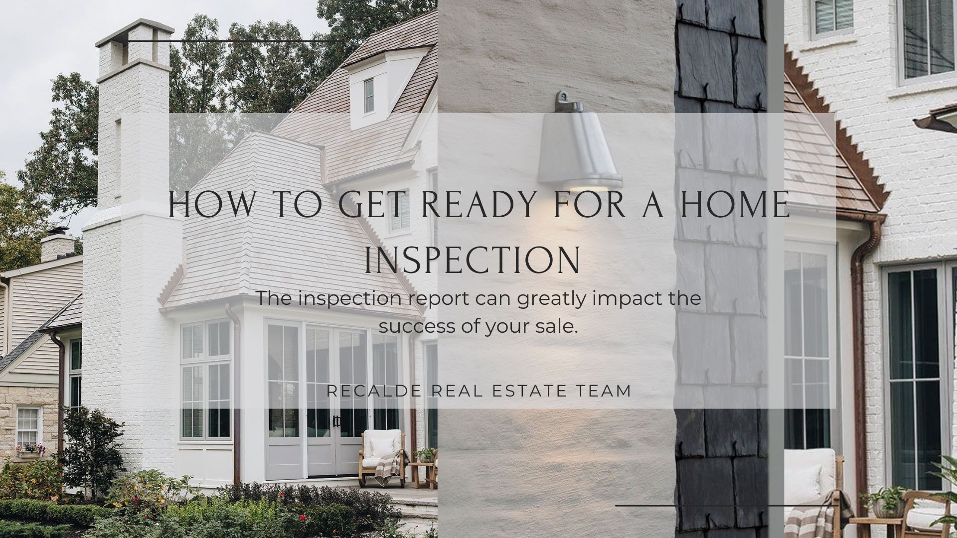 How to get ready for a home inspection for seller